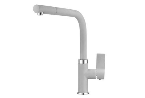 Смеситель для кухни Granula 2502, СЛАНЕЦ на мойку серый - фото 2