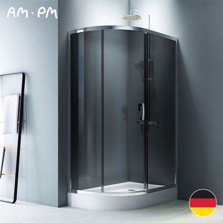 Душевой уголок Am.Pm Like W83G-302U120CG64 120х80 стекло тонированное профиль хром без поддона