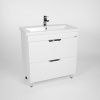 Тумба под раковину Viant Лима VLIM80CO-T2Y 80х40 напольная цвет белый
