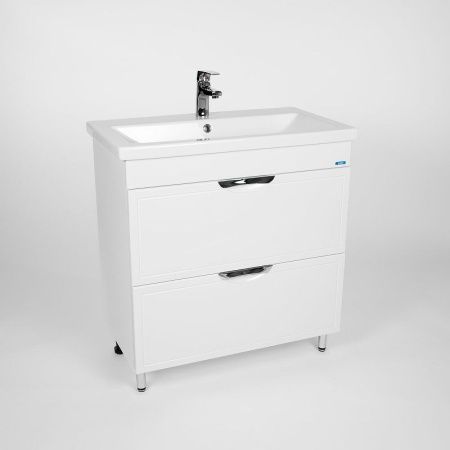 Тумба под раковину Viant Лима VLIM80CO-T2Y 80х40 напольная цвет белый