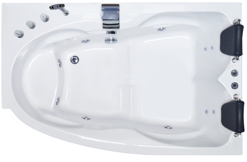 Ванна акриловая Royal Bath SHAKESPEARE RB652100CM-R 170х110 пристенная асимметричная с каркасом