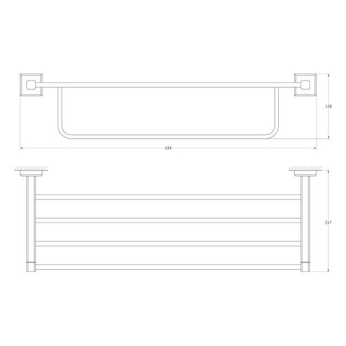 Полка в ванную комнату Artwelle HAGEL 998160 - фото 2