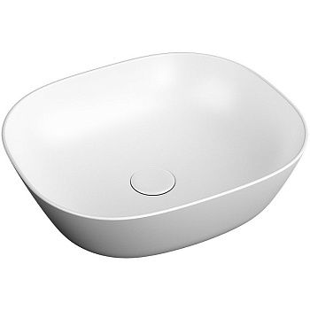 Раковина из сантехнического фарфора Vitra Plural 7810B401-0016 50х40 накладная цвет белый без отверстий под смеситель