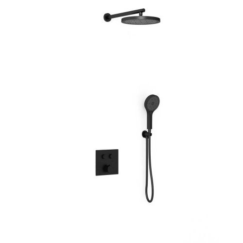 Душевая система Vincea VSFW-4212MB встраиваемая в стену цвет черный - фото 2