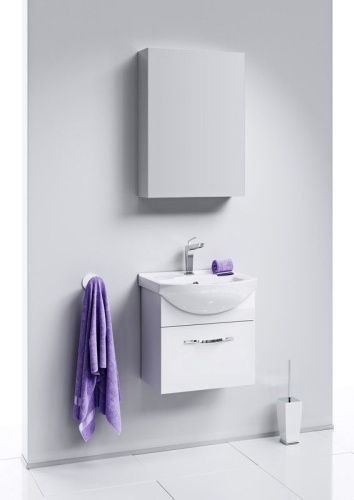 Тумба под раковину Aqwella Y Agr.01.05/1 40х30 подвесная цвет белый - фото 2