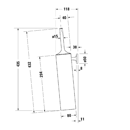 Ершик Duravit Starck T 99461000 - фото 2