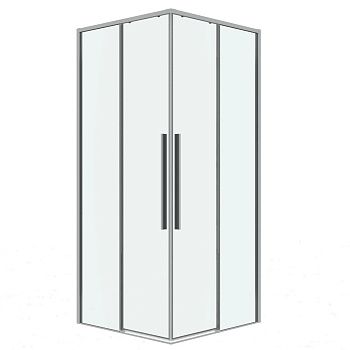 Душевой уголок Grossman Galaxy 300.K33.01.8070.10.00 80х70 стекло прозрачное профиль хром без поддона