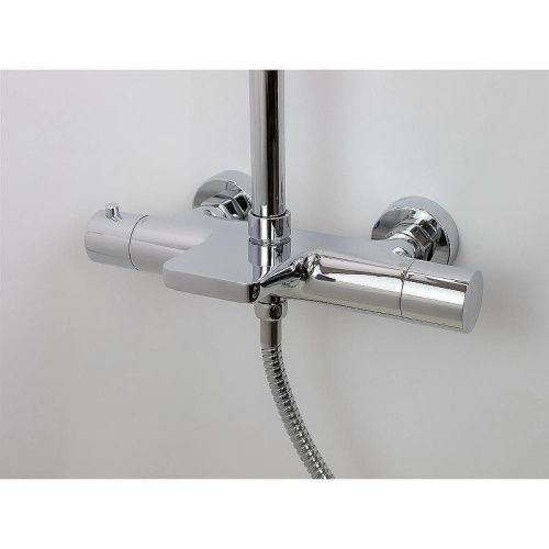 Душевая стойка Esko STT5054 настенная цвет хром с термостатом - фото 5