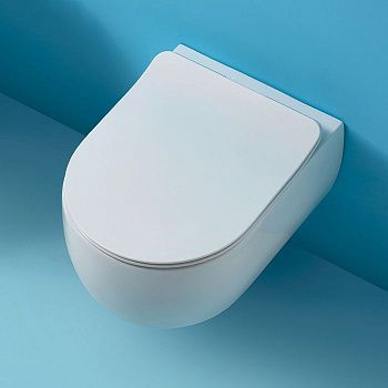 Чаша унитаза подвесная Kerasan Flo 311530 цвет белый без сиденья