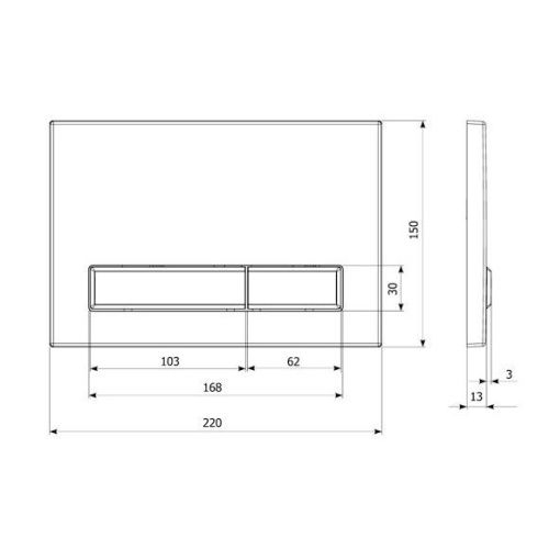 Клавиша смыва механическая Lavinia Boho RelFix 38050903 цвет белый - фото 5