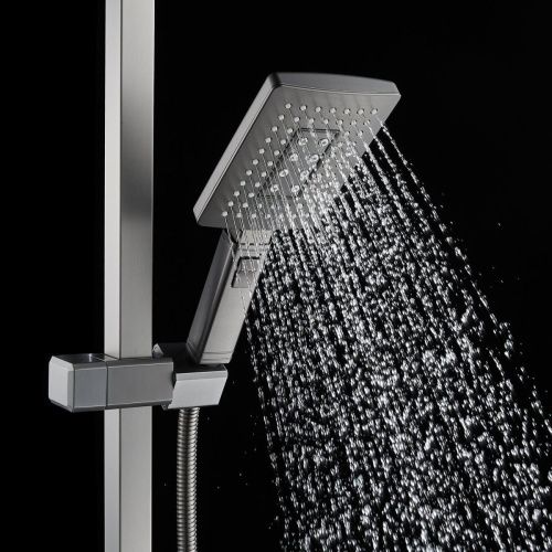 Душевая стойка Rose R1556T настенная цвет серый - фото 5