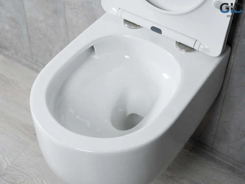 Унитаз подвесной Gid Tornado 62262Y белый с сиденьем микролифт безободковый смыв торнадо - фото 5