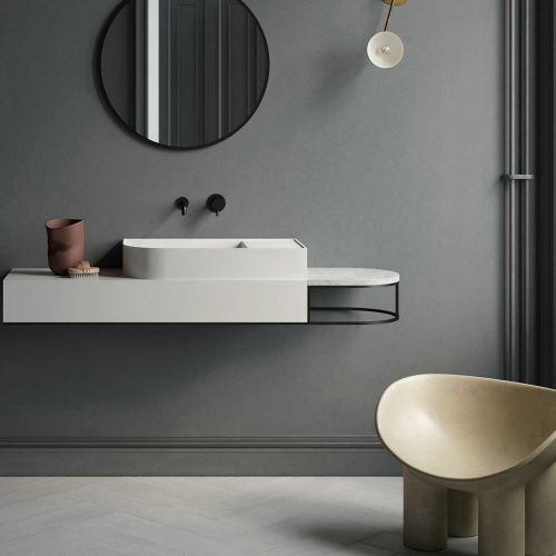 Смеситель для раковины Vincea Desire VBFW-1D1MB встраиваемый в стену черный - фото 2