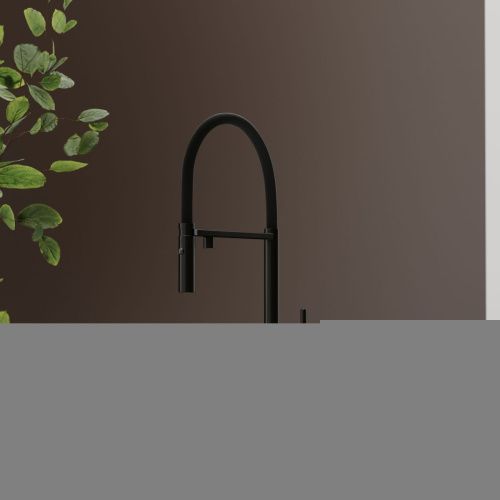 Смеситель для кухни Sancos Imola SC4010MB на мойку черный - фото 5