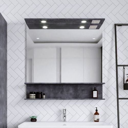 Зеркало с подсветкой Бриклаер Чили 4627125415180 90х90 подвесное - фото 2