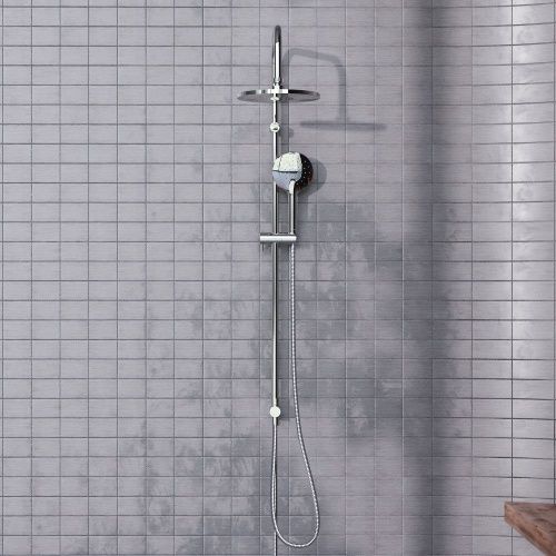 Душевая стойка Damixa Jupiter 977000000 настенная цвет хром - фото 3