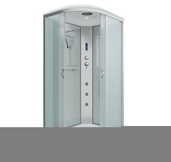 Душевая кабина Niagara Classic 330844RF 100х80 асимметричная с крышей ориентация правая