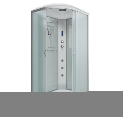 Душевая кабина Niagara Classic 330944RF 100х90 асимметричная с крышей ориентация правая