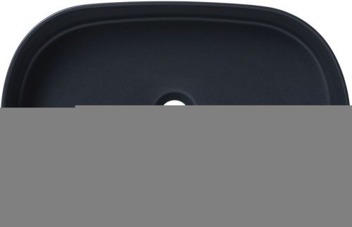 Раковина керамическая Allen Brau Fantasy 4.11022.31 60х40 накладная цвет черный без отверстий под смеситель - фото 3