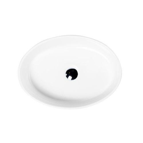 Раковина из сантехнического фаянса BelBagno BB1049 50х40 накладная цвет белый без отверстий под смеситель - фото 2