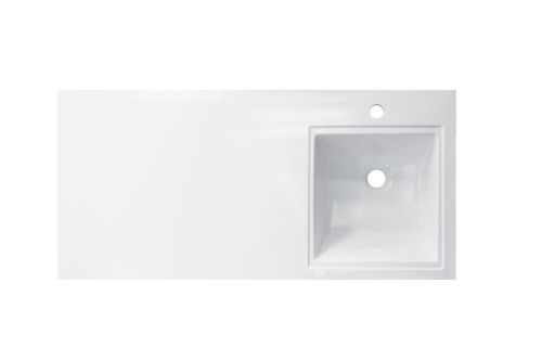 Раковина из искусственного камня Эстет Даллас ФР-00014933 100х50 накладная цвет белый - фото 3