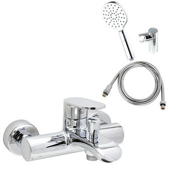 Смеситель для душа AQG Beta 01BE2310CR настенный хром