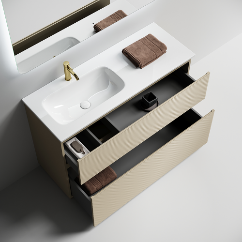 Тумба под раковину Sancos FOLK Floor FL120FLCP 120х40 напольная цвет бежевый - фото 3