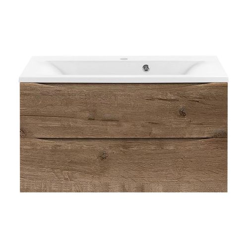 Тумба под раковину Vincea Mia VMC-2MA900VO 90х50 подвесная цвет коричневый - фото 3