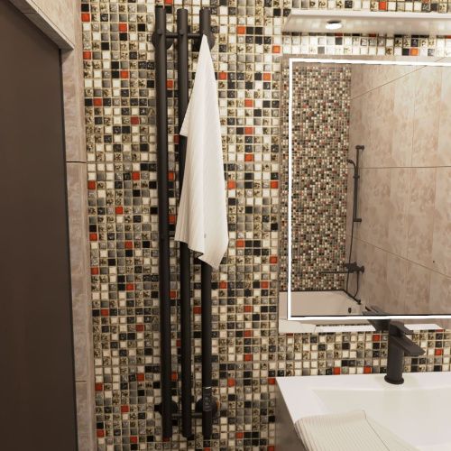 Полотенцесушитель электрический Маргроид Inaro Inaro-12012-1049-9005R 15х120 черный - фото 2