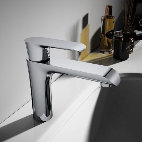 Смеситель Vincea Esse VBF-1E1CH на раковину хром - фото 3