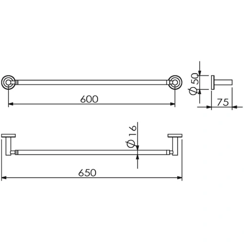 Полотенцедержатель Langberger BURANO 11001A - фото 2