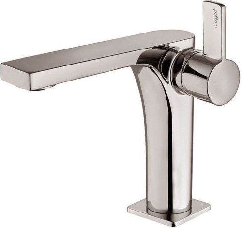 Смеситель Paffoni Rock RO071ST на раковину нержавеющая сталь