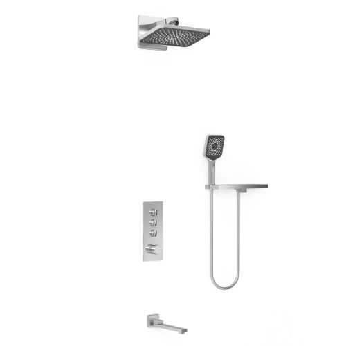 Душевая система Vincea VSFW-433TI4RCH встраиваемая в стену цвет хром с термостатом - фото 2