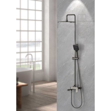 Душевая стойка Splenka S31.24.09 настенная цвет серый