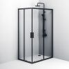 Душевой уголок Am.Pm Gem S W93G-404-120280-BT 120х80 стекло прозрачное профиль черный без поддона