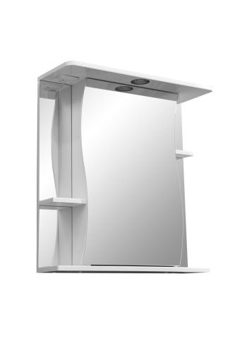 Зеркало-шкаф Stella Polar Волна SP-00000054 70х70 подвесной цвет белый