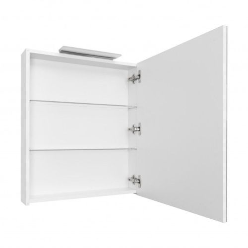 Зеркало-шкаф Roca Oleta A857646501 60х70 подвесной цвет белый - фото 2