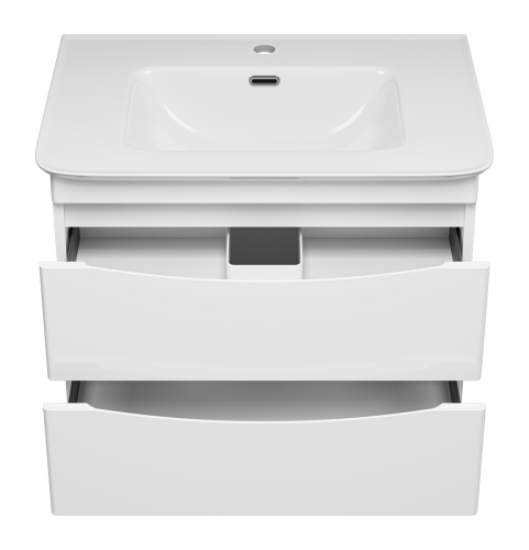 Тумба под раковину Misty Мираж П-Мир-01070-011П2Я 70х50 подвесная цвет белый - фото 3