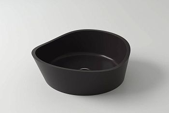 Раковина из искусственного камня Holbi MARS 1.02.003.11.3 40х40 накладная цвет черный