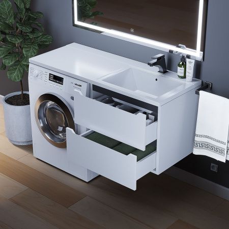 Тумба под раковину Uperwood Tanos 291020261 60х50 подвесная цвет белый