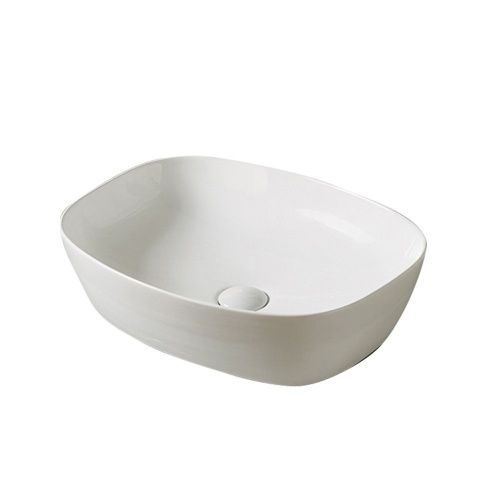 Раковина из сантехнического фарфора Melana A500B-805 50х40 накладная цвет белый без отверстий под смеситель - фото 4