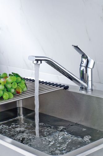 Смеситель для кухни Rossinka RS29 RS29-21 на мойку хром - фото 2