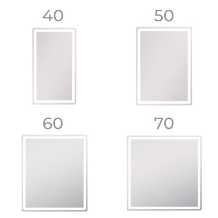 Зеркало Vigo Geometry Сlassic 70 50х70