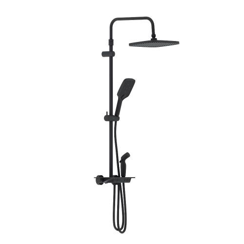 Душевая стойка Damixa Gala 953770300 настенная цвет черный