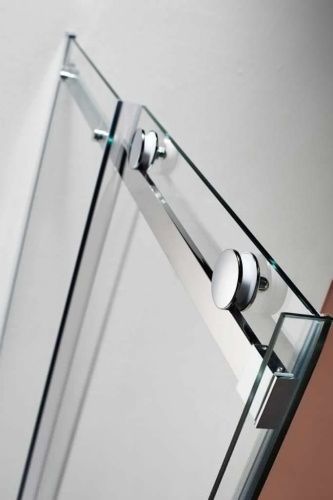 Душевой уголок Cezares STYLUS-M STYLUS-O-M-AH-1-140/90-C-Cr 140х90 стекло прозрачное профиль хром без поддона - фото 3