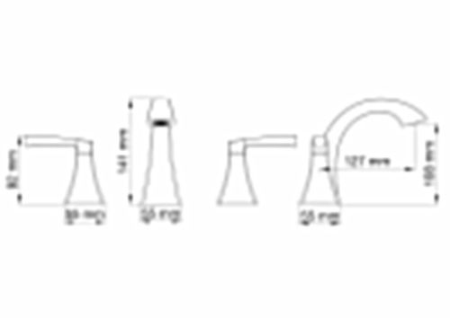 Смеситель Wonzon & Woghand Flex WW-88083095-MB на раковину черный - фото 5