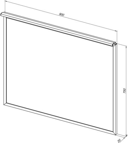 Зеркало с подсветкой Allen Brau Priority 1.31016.03 90х80 подвесное - фото 5