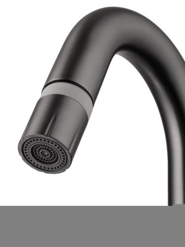 Смеситель Wonzon & Woghand WW-FE01L212-BGG на раковину серый - фото 4