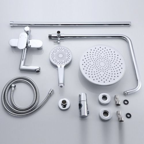 Душевая стойка Bond Circle B01-9100 настенная цвет хром глянцевый - фото 2