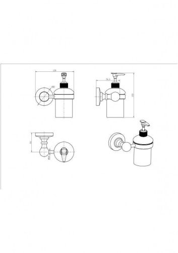 Дозатор CeramaLux Caps 51312 - фото 2